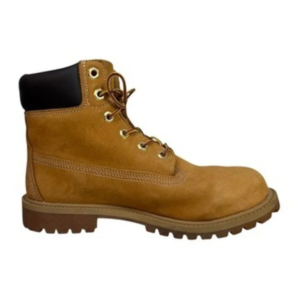 Timberland‎ 6-Inch Premium Waterproof Boots Junior 6.5 Wheat Leather Classic Lug